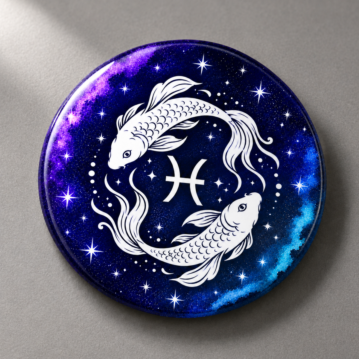 Zodiac Sign Round 58mm Magnet