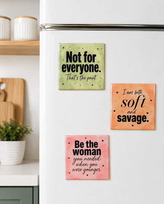 Empowering Quote for Women Set of 4 — Lifestyle