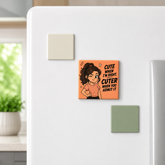 Playful Banter Sassy Quote 2.5x2.5 in — Lifestyle