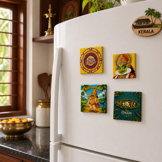 Onam Vibes Set of 4 2.5x2.5 in — Lifestyle