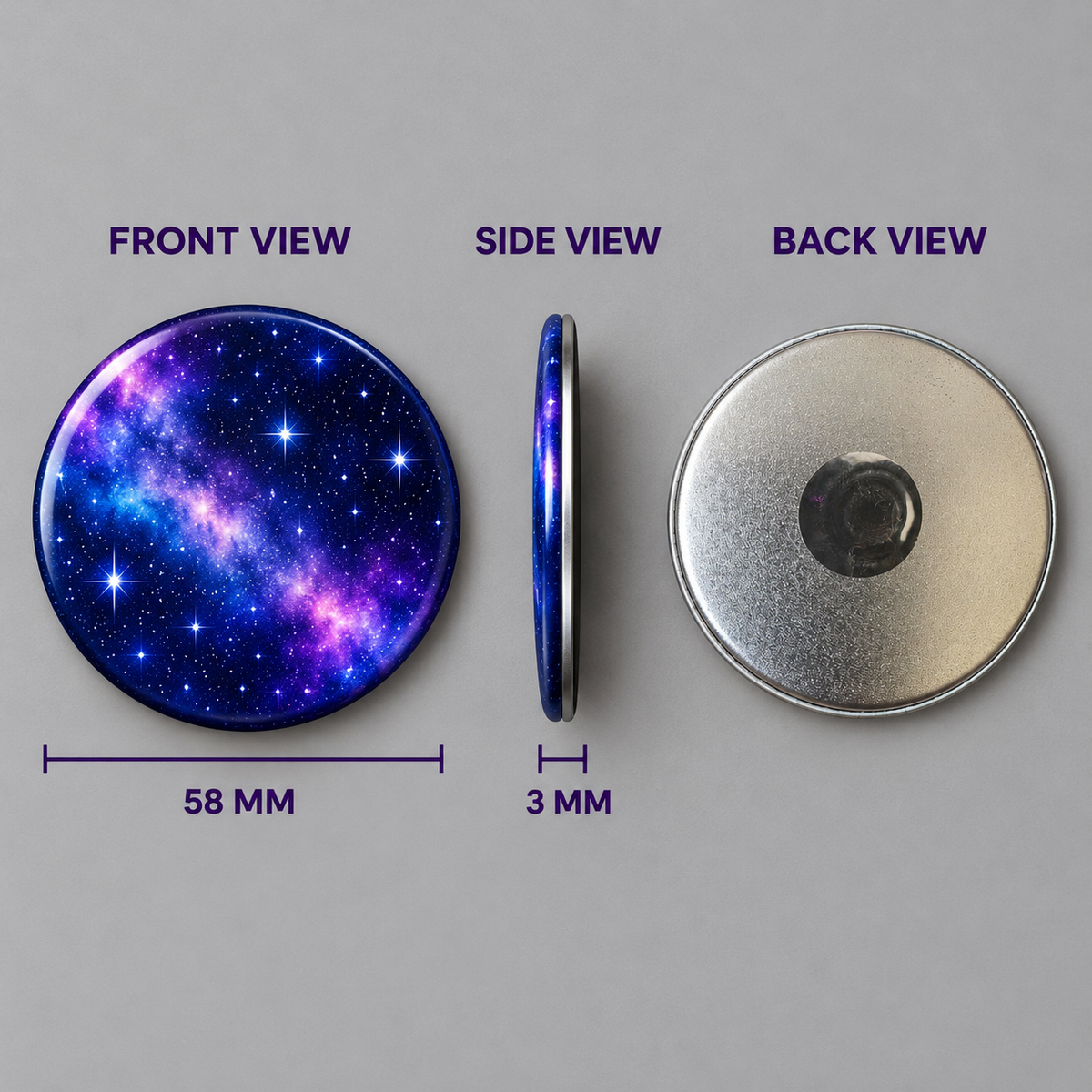 Zodiac Sign Round 58mm Magnet