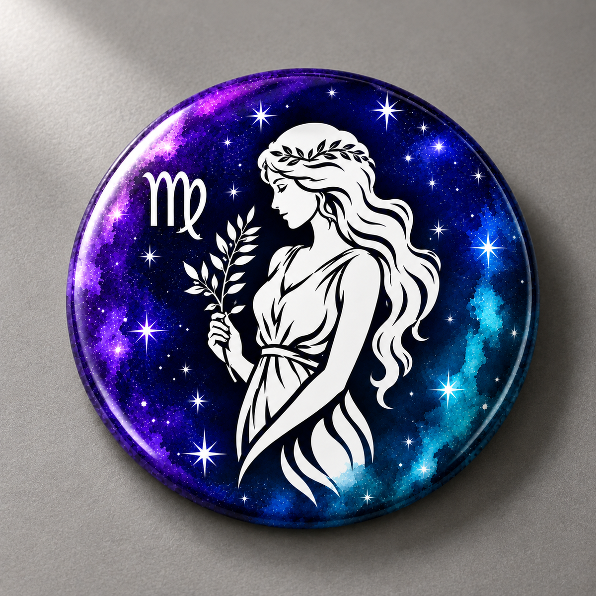 Zodiac Sign Round 58mm Magnet