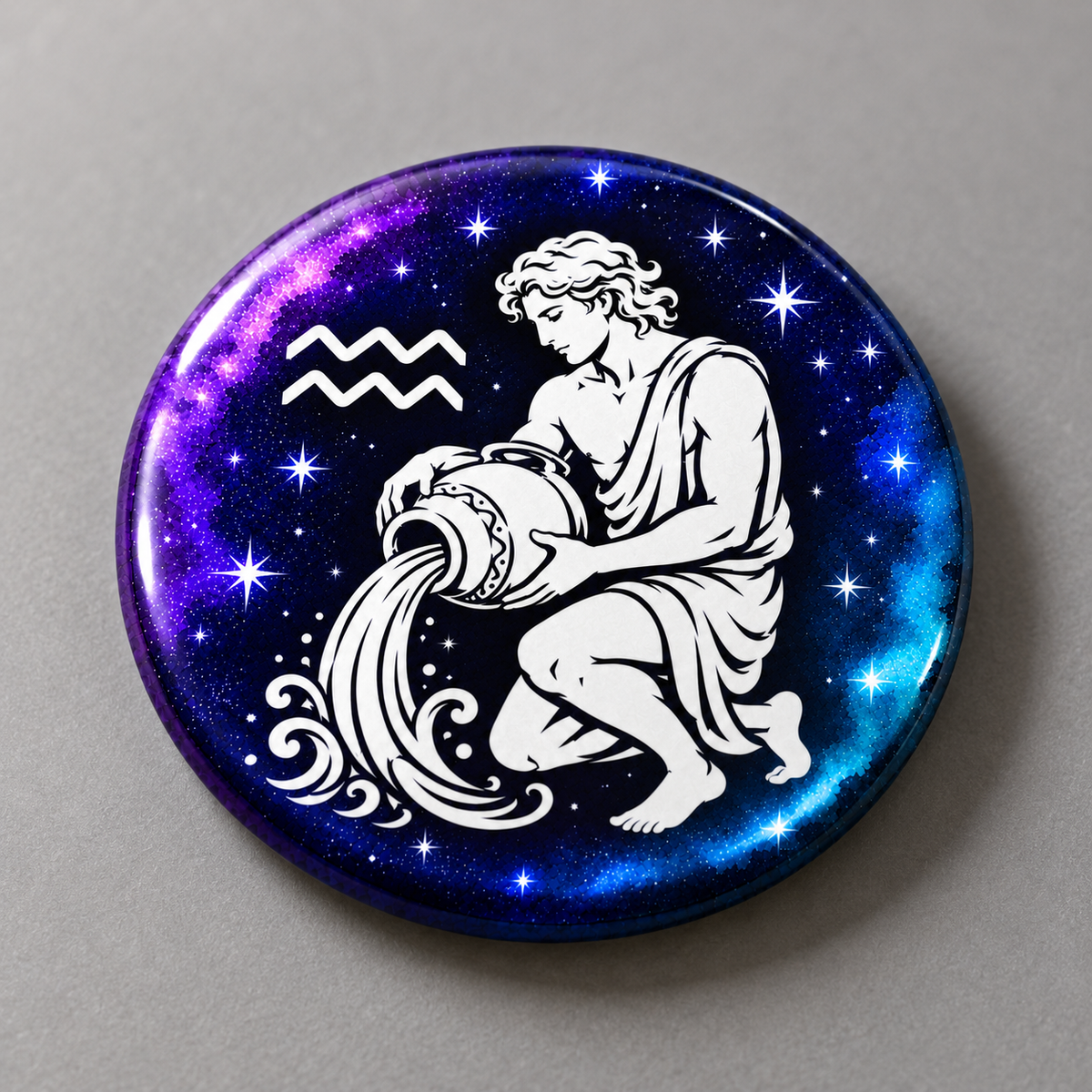 Zodiac Sign Round 58mm Magnet