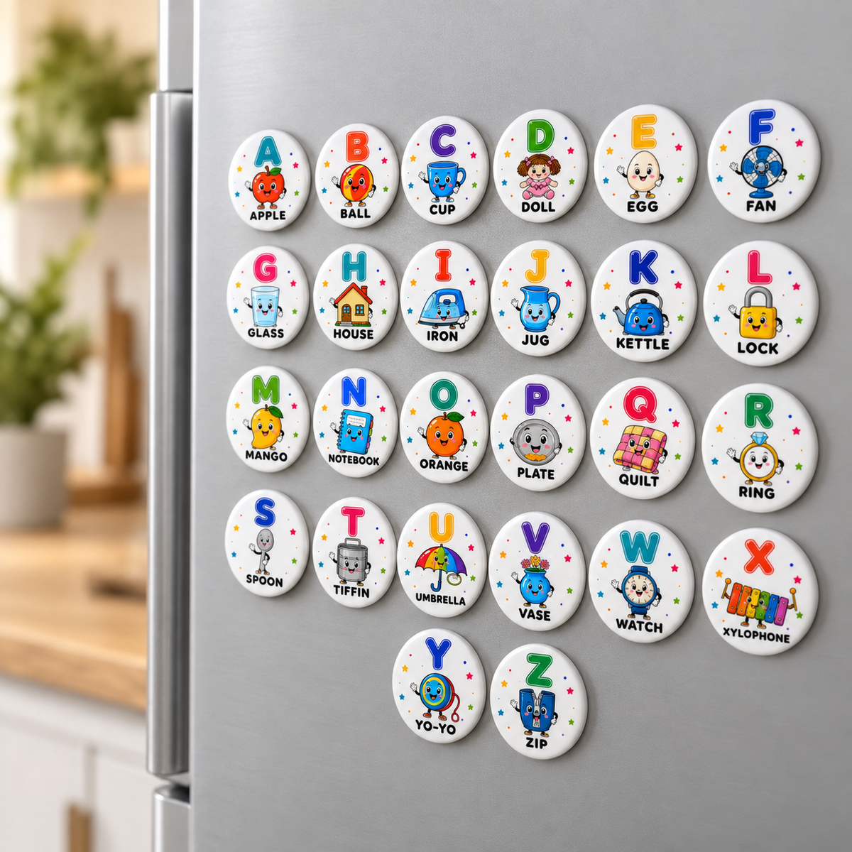 Alphabet Learning 58mm Educational Toy for Kids