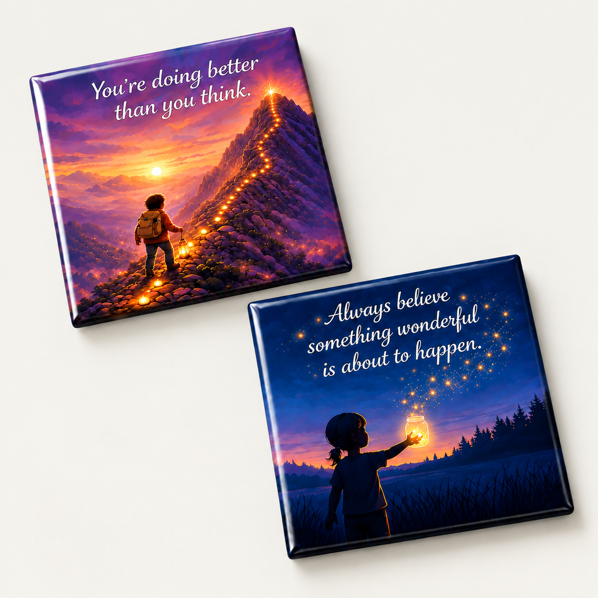 Motivational Quote 2.5x2.5 in