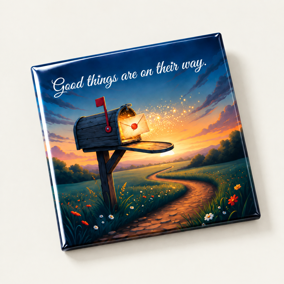 Motivational Quote 2.5x2.5 in