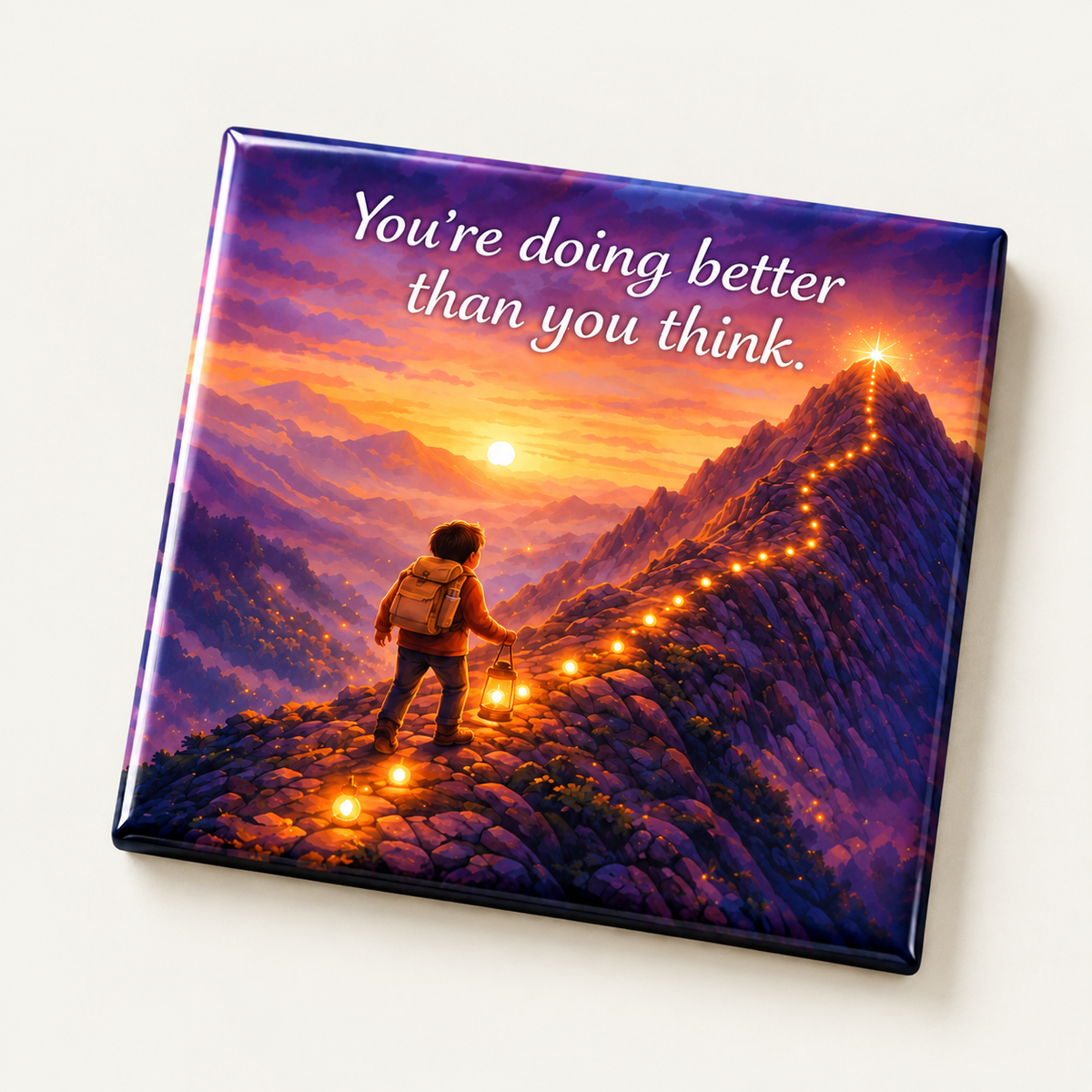 Motivational Quote 2.5x2.5 in