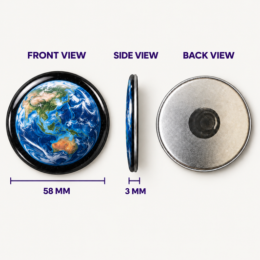 Solar System Round 58mm Educational Toy for Kids