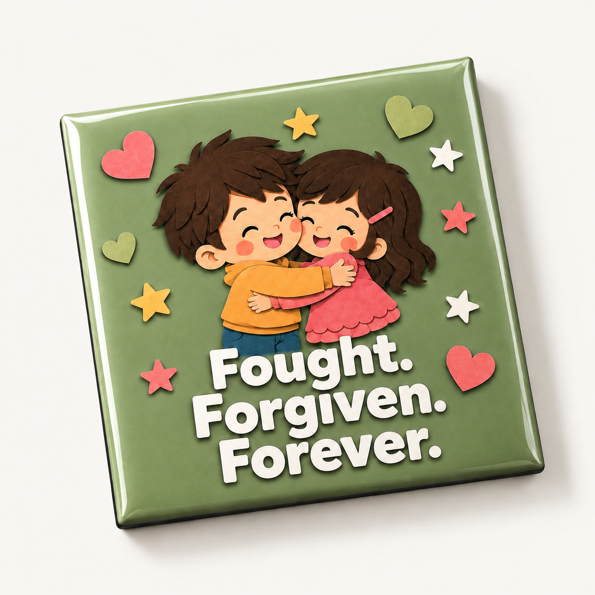 Rakhi Sibling Banter Sassy Quote 2.5x2.5 in