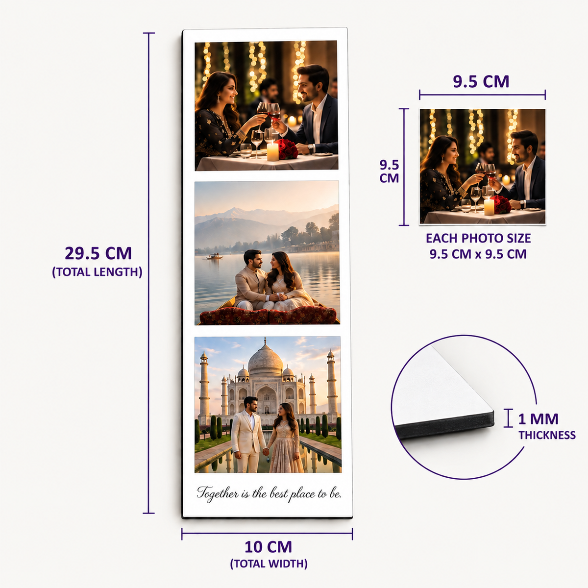 Customised Photo Strip 29.5x10 cm