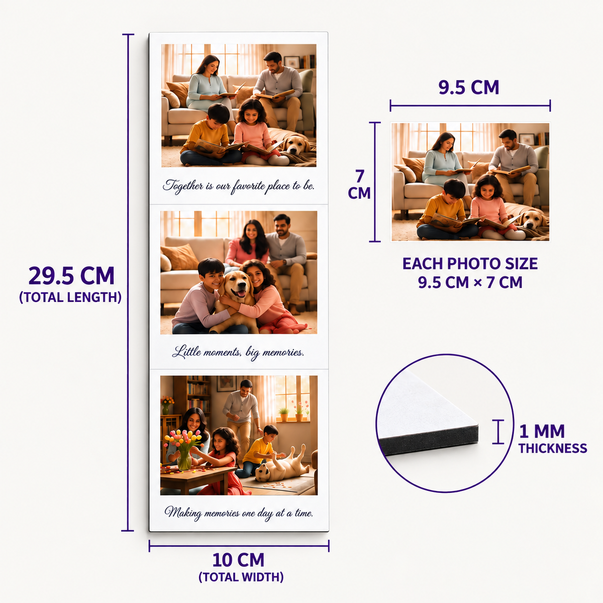 Customised Photo Strip 29.5x10 cm