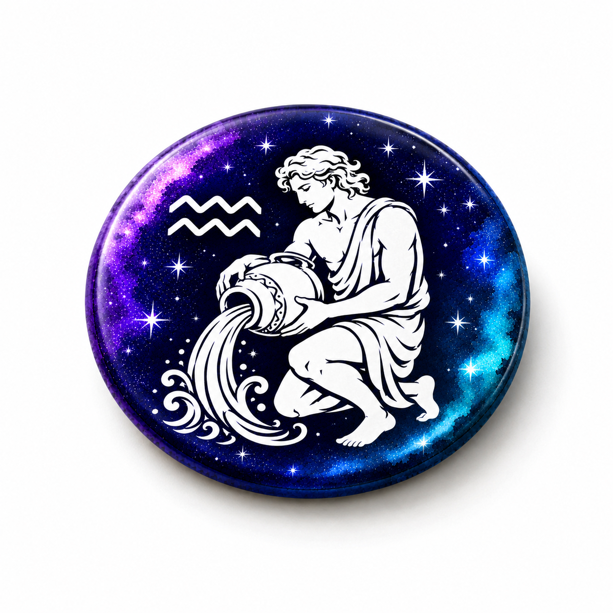 Zodiac Sign Round 58mm Magnet