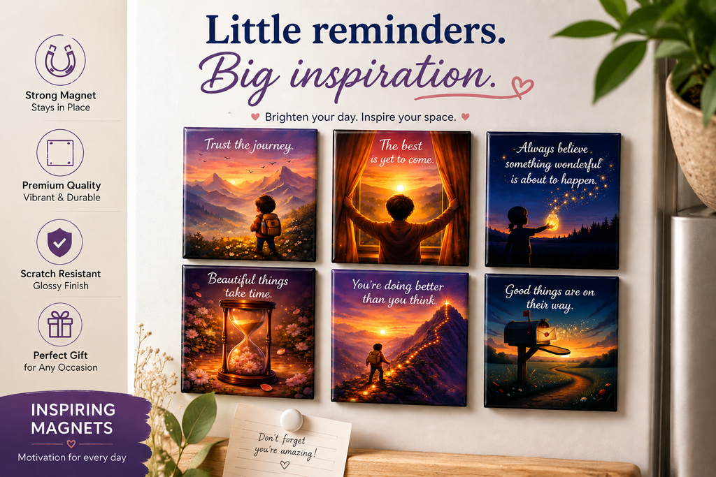 Motivational Quote 2.5x2.5 in — Features