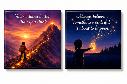 Motivational Quote 2.5x2.5 in