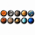 Solar System Round 58mm Educational Toy for Kids