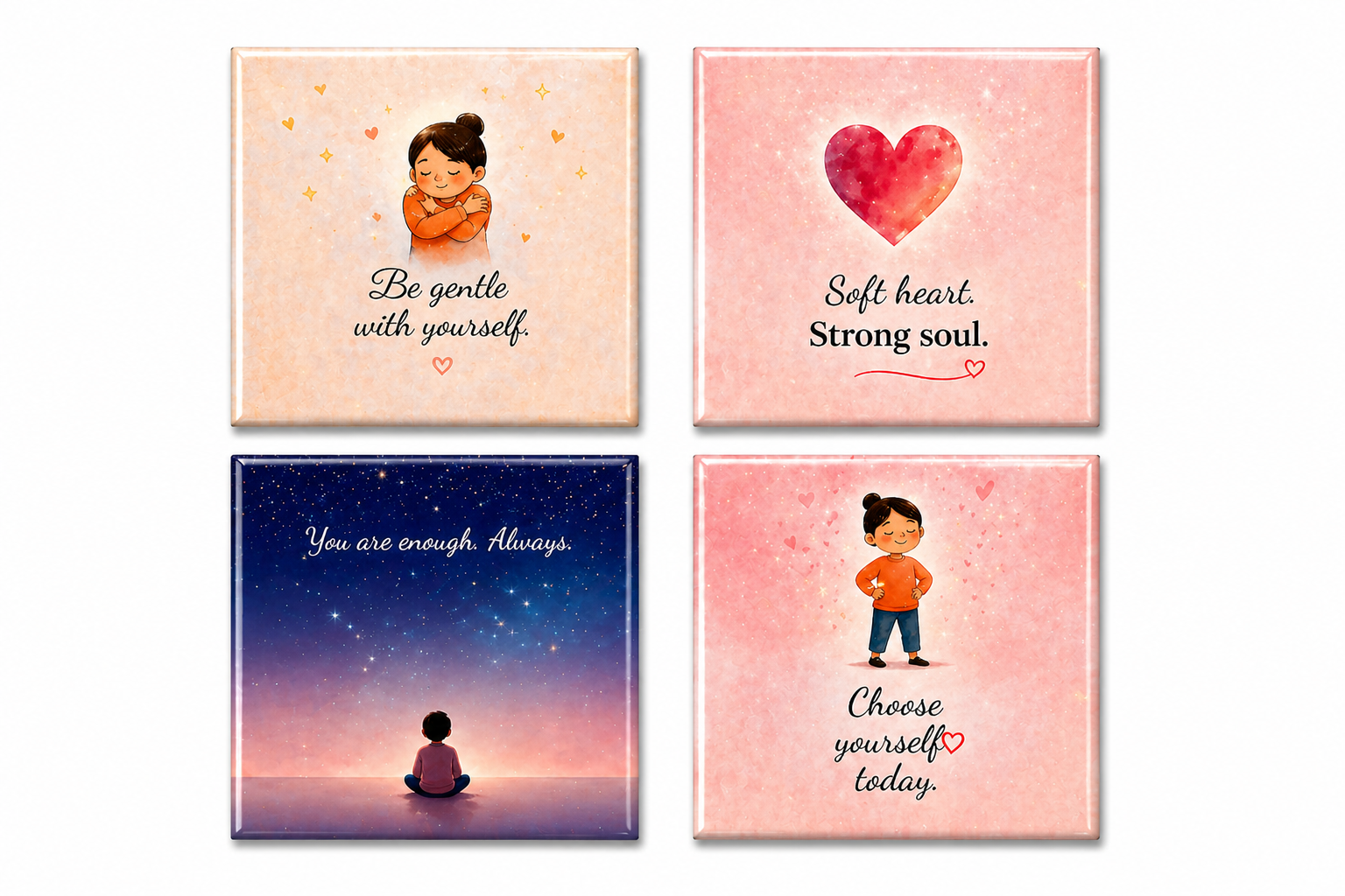 Self Love Quote 2.5x2.5 in