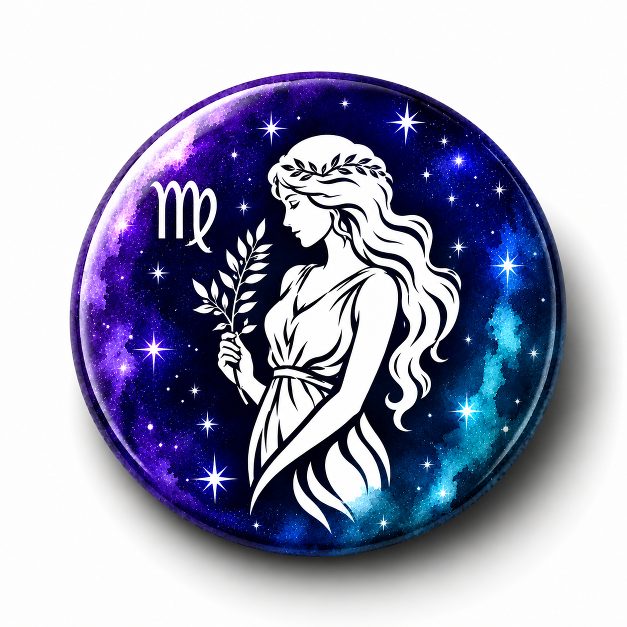 Zodiac Sign Round 58mm Magnet