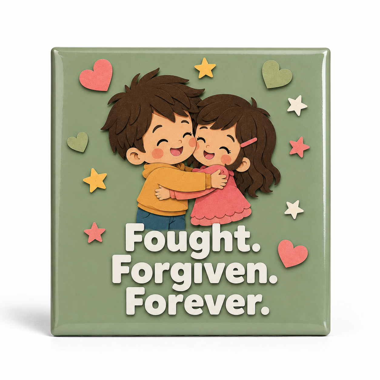 Rakhi Sibling Banter Sassy Quote 2.5x2.5 in