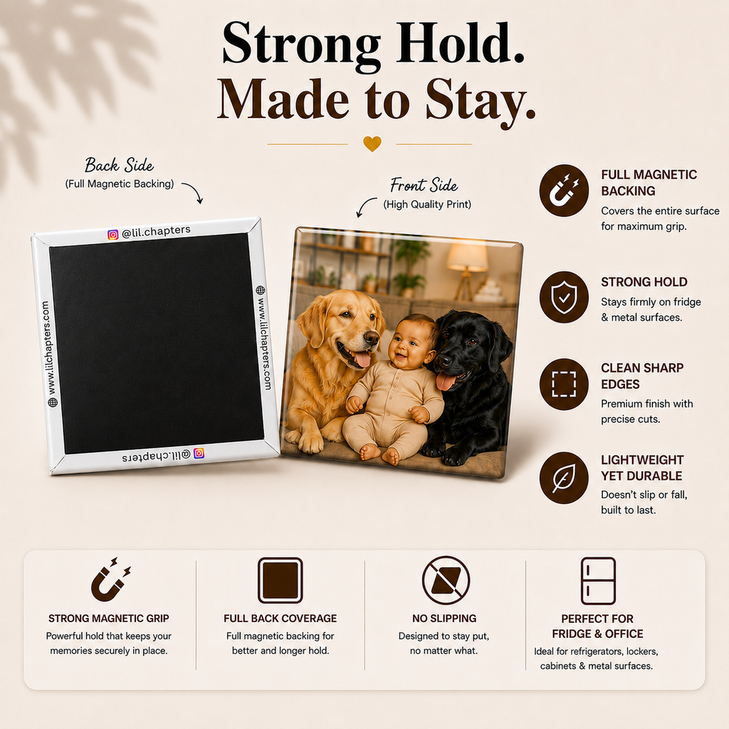 Customised Photo 2.5x2.5 in — Features