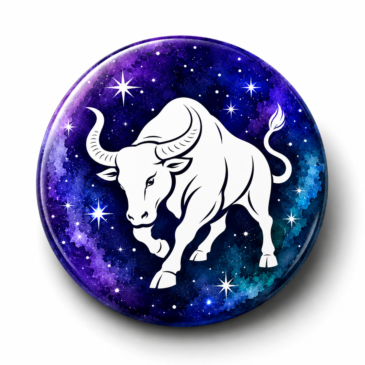 Zodiac Sign Round 58mm Magnet