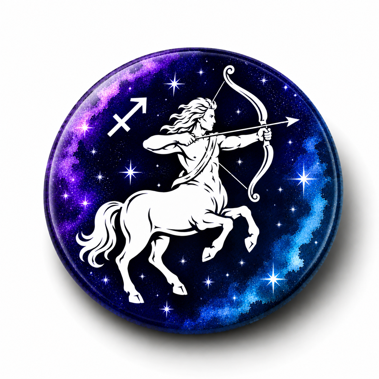 Zodiac Sign Round 58mm Magnet