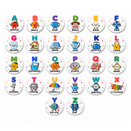 Alphabet Learning 58mm Educational Toy for Kids