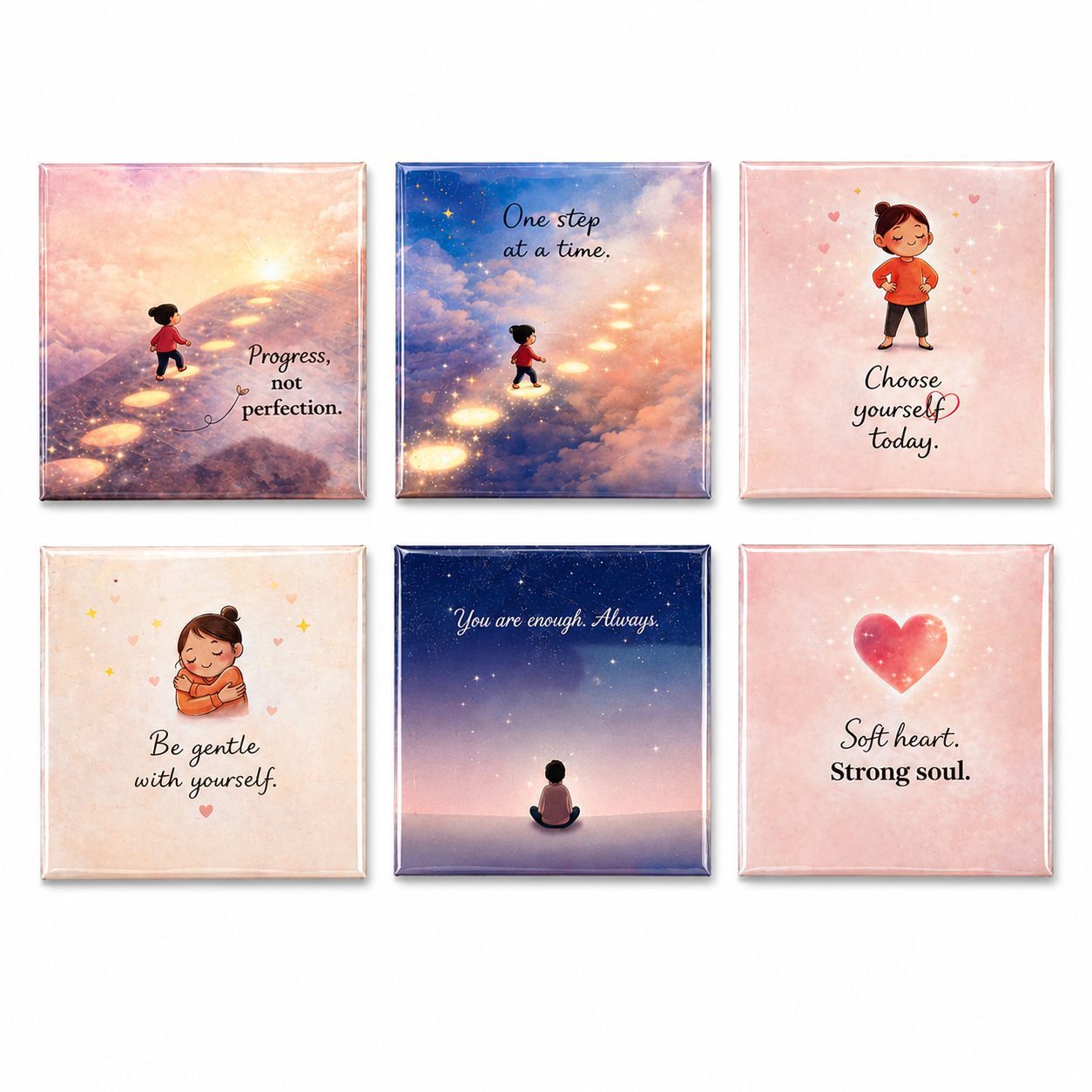 Self Love Quote 2.5x2.5 in