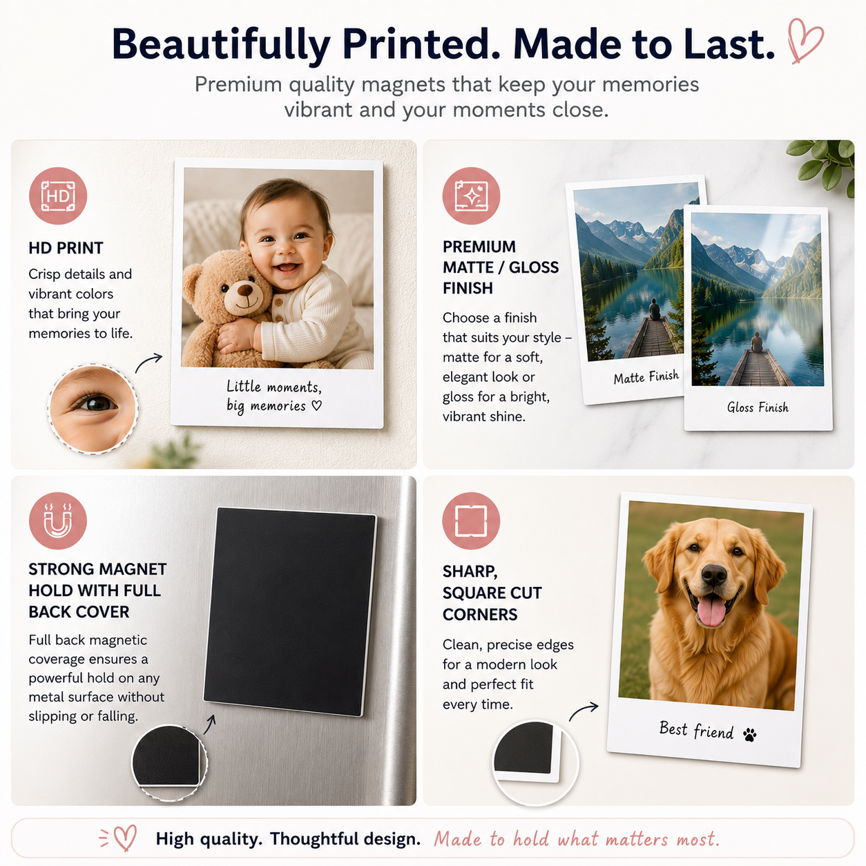 Customised Photo Polaroid 10x7.5 cm — Features
